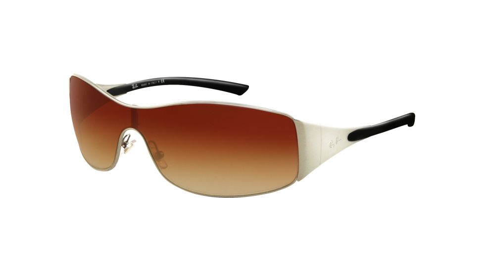 Ray-Ban RB 3268 Sunglasses Styles - Gunmetal Striped Frame / Brown Gradient Lenses, 041-13-0133