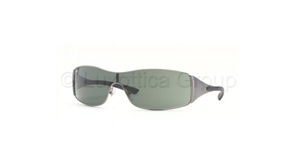 Ray-Ban RB 3268 Sunglasses Styles - Gunmetal Striped Frame / Green Lenses, 041-71-0133