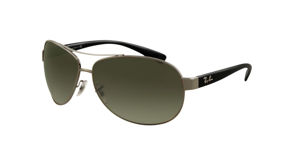 Ray-Ban RB 3386 Sunglasses - Gunmetal Frame / Green 63 mm Diameter Lenses, 004-71-6313