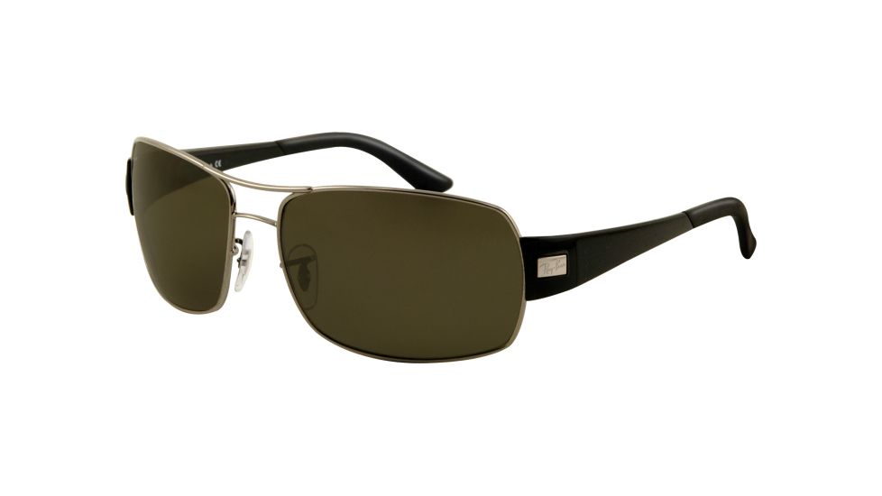 Ray-Ban RB 3426 Sunglasses Styles - Gunmetal Frame / Green Lenses, 004-71-6116