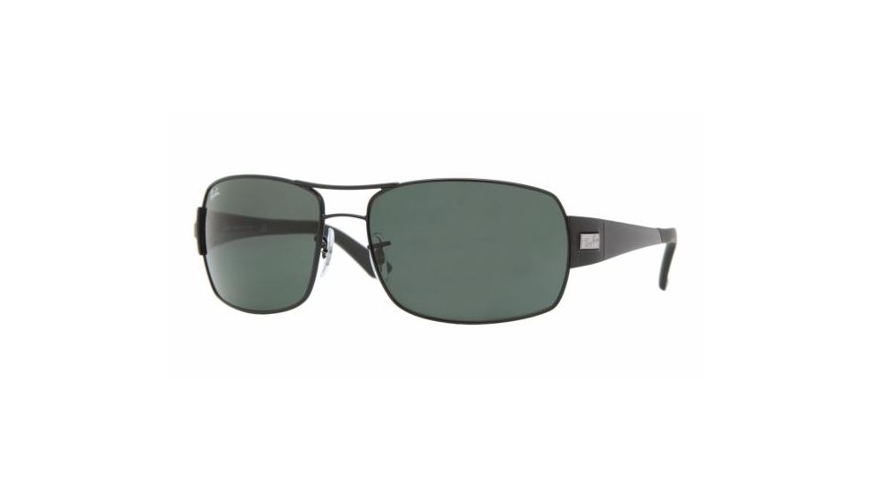 Ray-Ban RB 3426 Sunglasses Styles - Matte Black Frame / Green Lenses, 006-71-6116