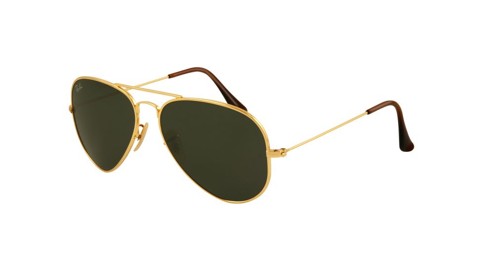 Ray-Ban RB8041 Progressive Sunglasses - Gold Frame / 55 mm Prescription Lenses, 001-5514