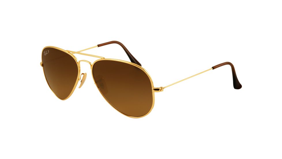 Ray-Ban RB8041 Sunglasses with No-Line Progressive Rx Prescription Lenses RB8041-001-M2-5514 - Lens Diameter: 55 mm, Frame Color: Shiny Gold