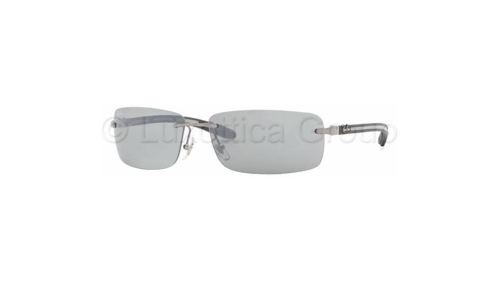Ray-Ban RB 8304 Sunglasses Styles - Gunmetal Frame / Gray Silver Mirror Lenses, 004-6G-6114