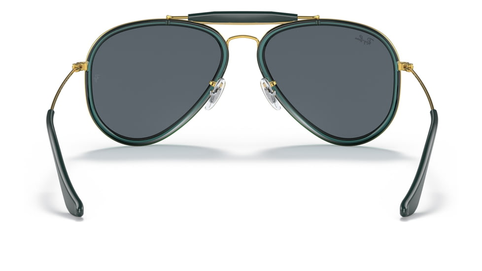 Ray-Ban RB3428 Road Spirit Sunglasses - Mens, Legend Gold Frame, Blue Lens, 58, RB3428-9241R5-58