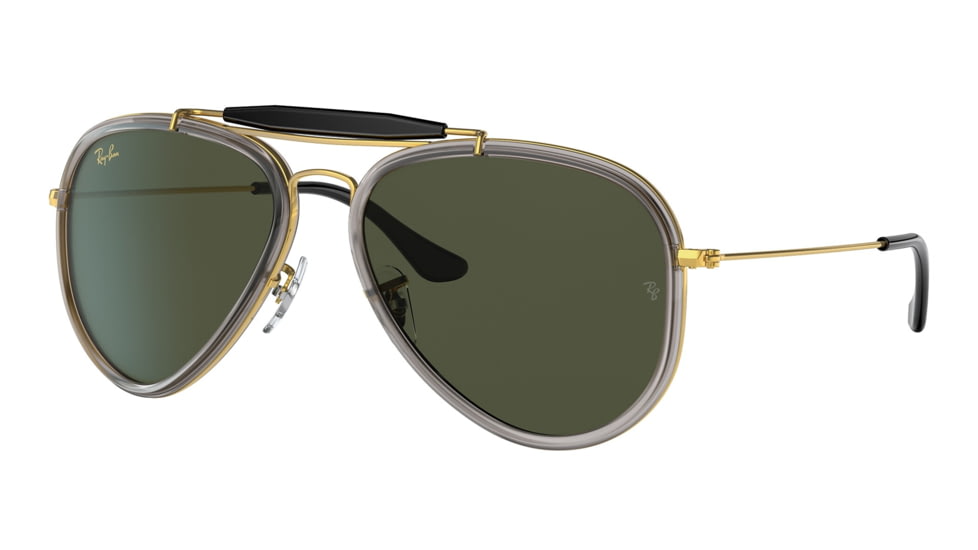 Ray-Ban RB3428 Road Spirit Sunglasses - Men's, Legend Gold Frame, Green Lens, 58, RB3428-923931-58