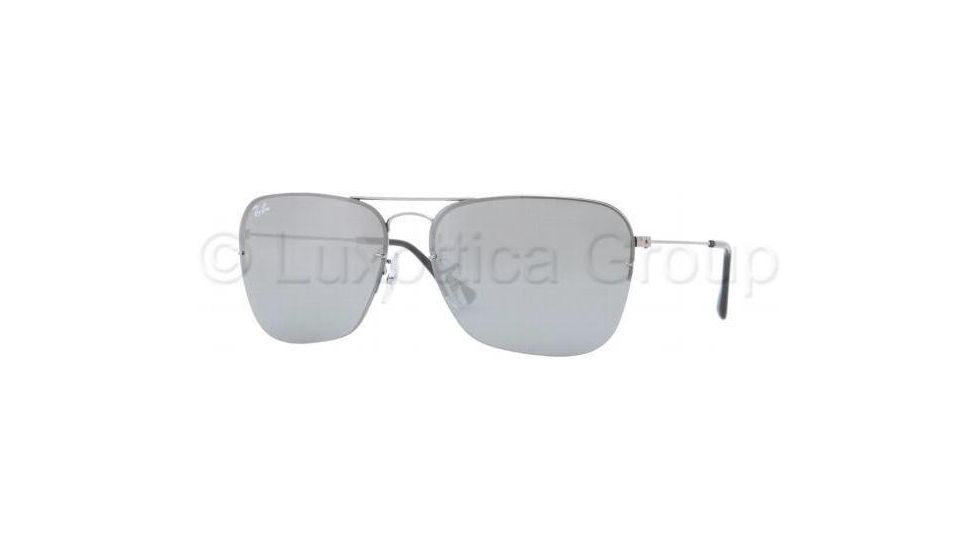 Ray-Ban FLIP OUT RB3461 Progressive Prescription Sunglasses RB3461-004-6G-56 - Lens Diameter 56 mm, Frame Color Gunmetal