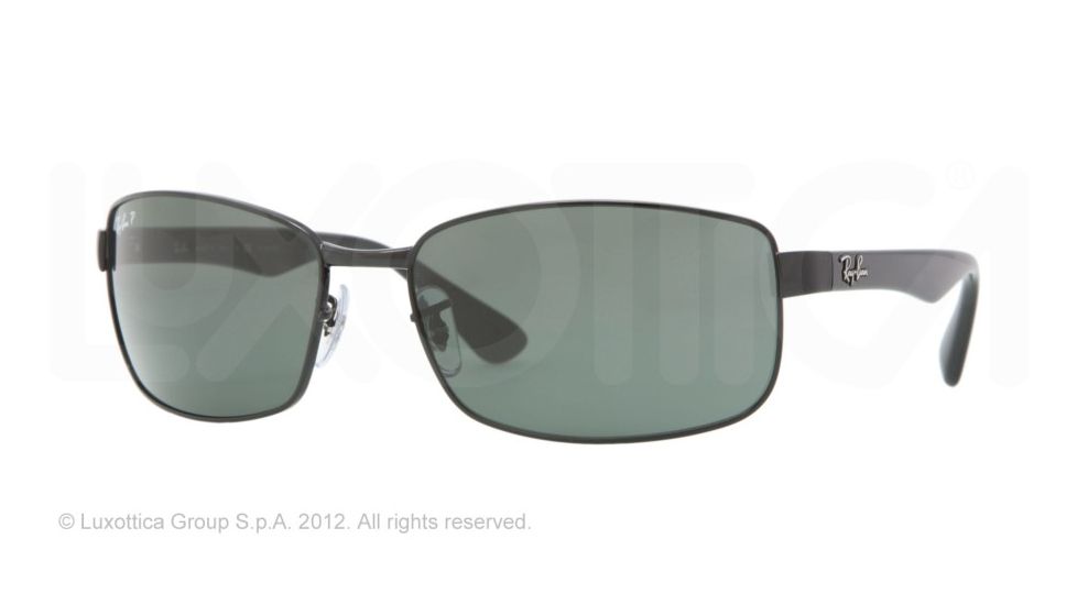 Ray-Ban RB3478 Progressive Prescription Sunglasses RB3478-002-58-60 - Lens Diameter 60 mm, Lens Diameter 60 mm, Frame Color Black