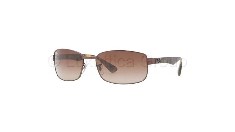 Ray-Ban RB3478 Progressive Prescription Sunglasses RB3478-014-51-6317 - Lens Diameter 63 mm, Frame Color Brown