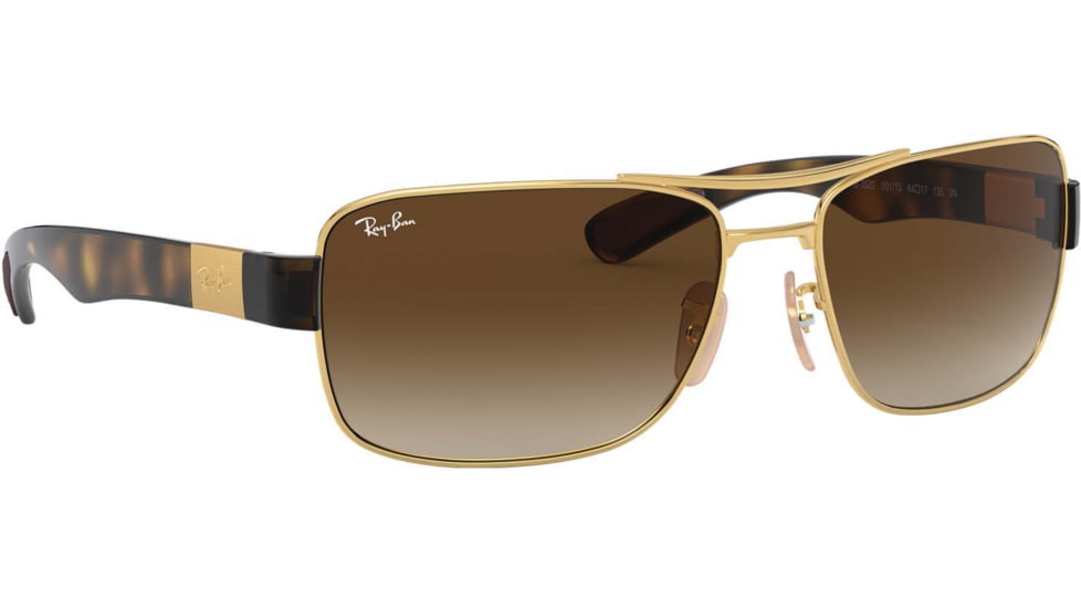 Ray-Ban RB3522 Sunglasses 001/13-64 - Arista Frame, Brown Gradient Lenses