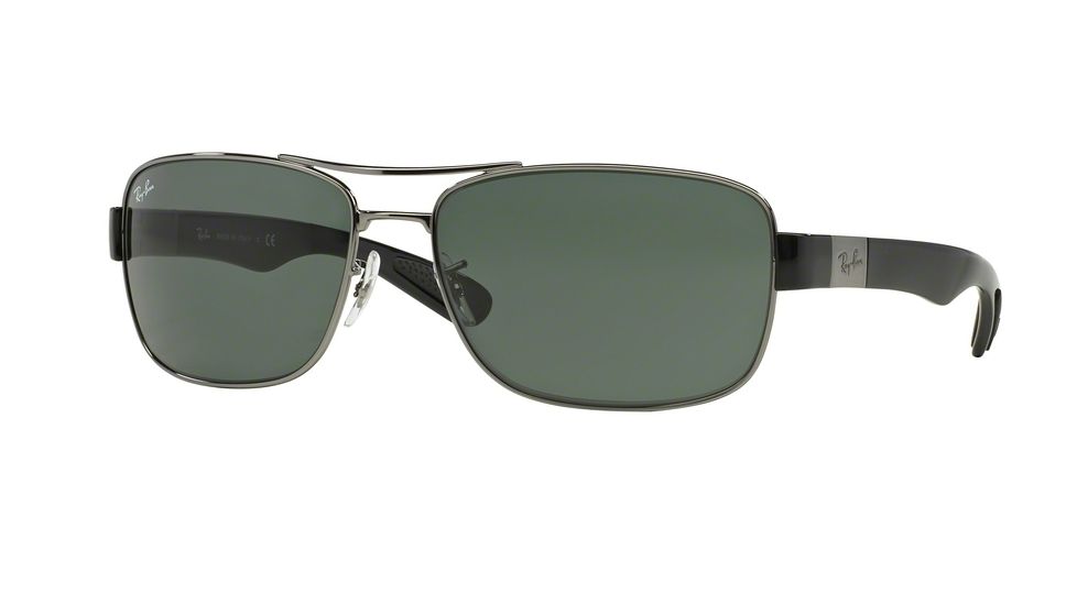 Ray-Ban RB3522 Sunglasses 004/71-61 - Gunmetal Frame, Green Lenses