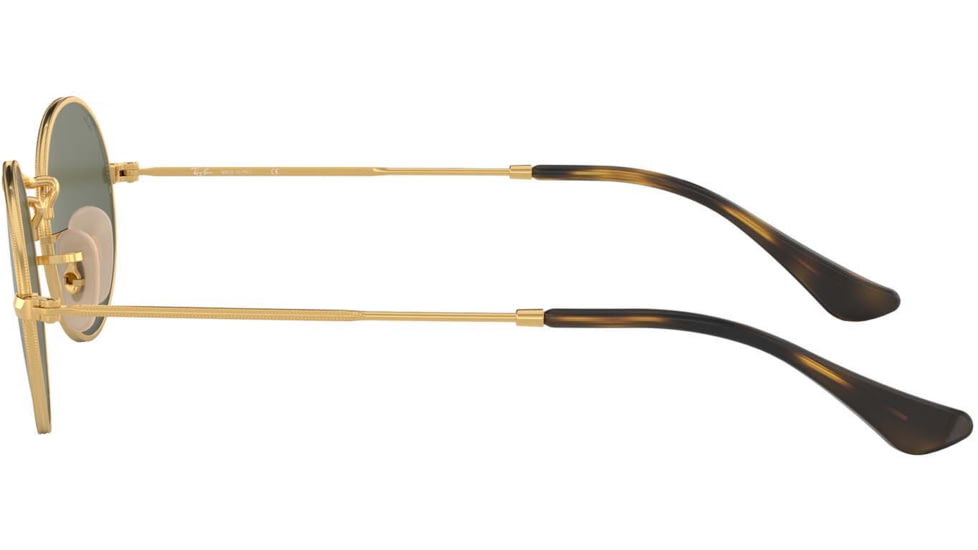 Ray-Ban RB3547N Sunglasses 001-48 - Gold Frame, Green Lenses