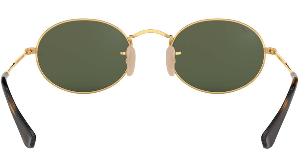 Ray-Ban RB3547N Sunglasses 001-51 - Gold Frame, Green Lenses