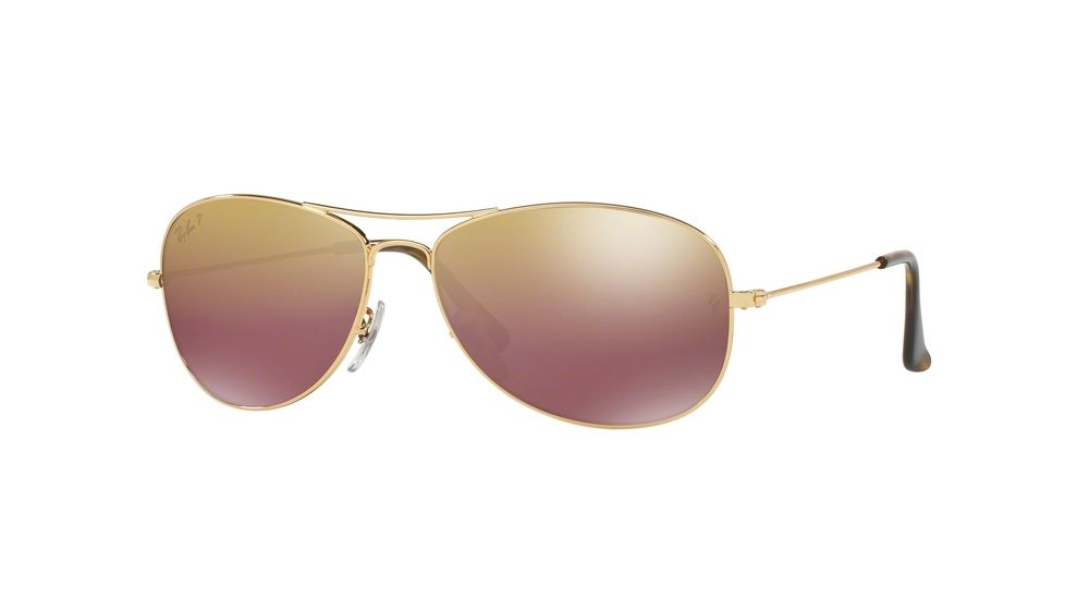 Ray-Ban RB3562 Bifocal Prescription Sunglasses RB3562-001-6B-59 - Lens Diameter 59 mm, Frame Color Shiny Gold