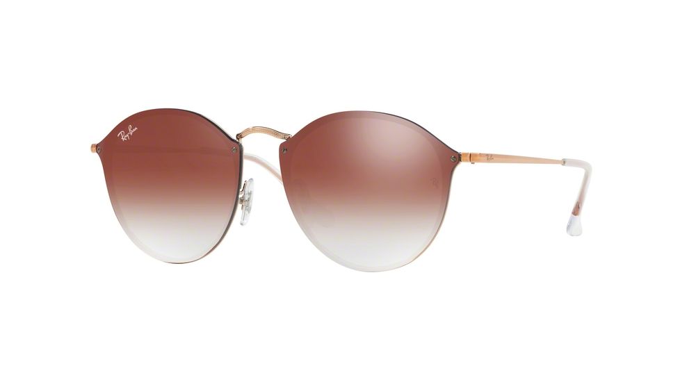 Ray-Ban RB3574N Sunglasses 9035V0-59 - Copper Frame, Clear Gradient Red Mirror Red Lenses
