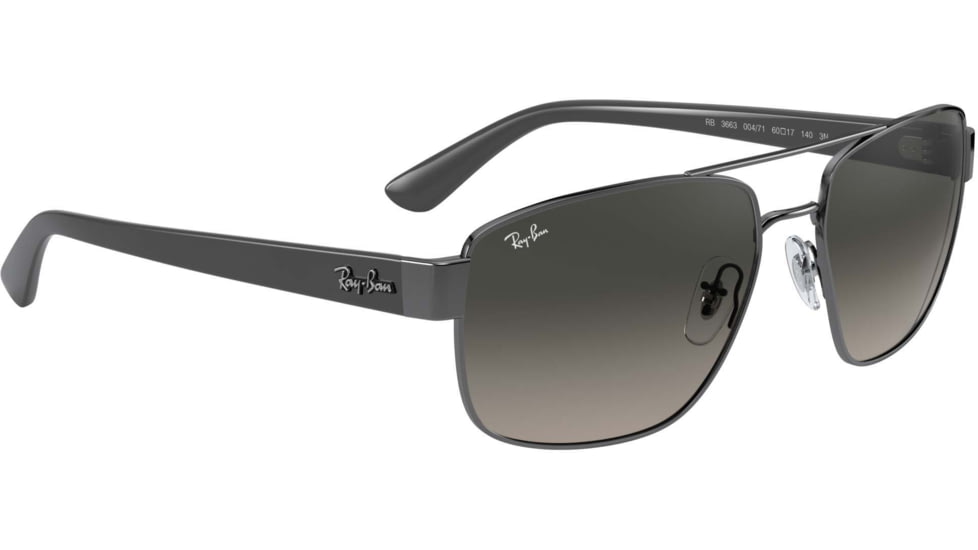 Ray-Ban RB3663 Sunglasses 004/71-60 - , Light Grey Gradient Dark Grey Lenses