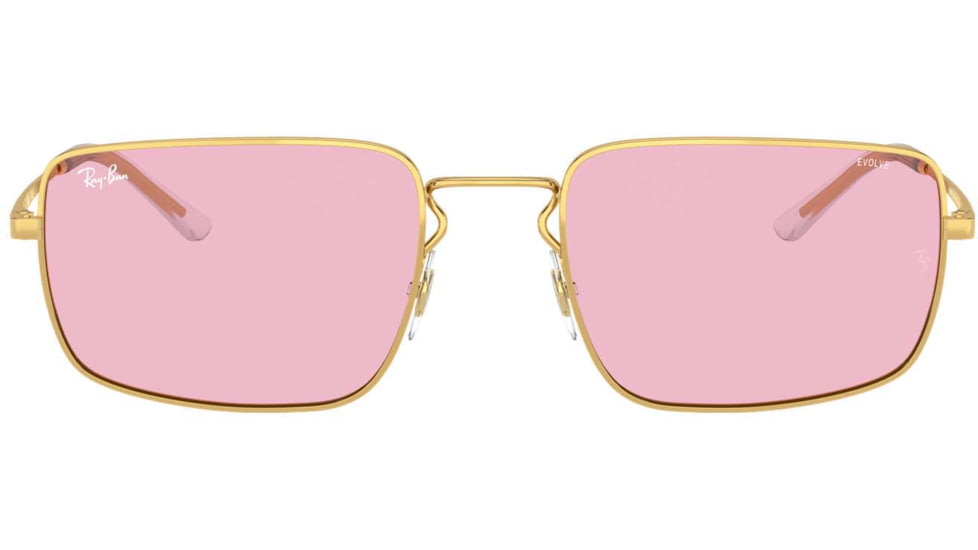 Ray-Ban RB3669 Sunglasses 001/Q3-55 - , Evolve photo pink to blue Lenses