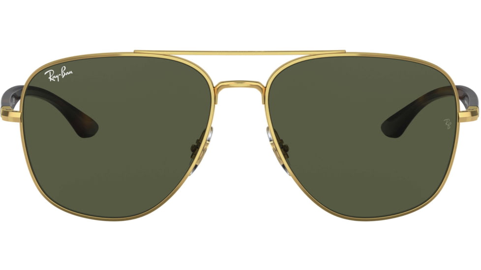 Ray-Ban RB3683 Sunglasses, Green Lenses, Arista, 56, RB3683-001-31-56