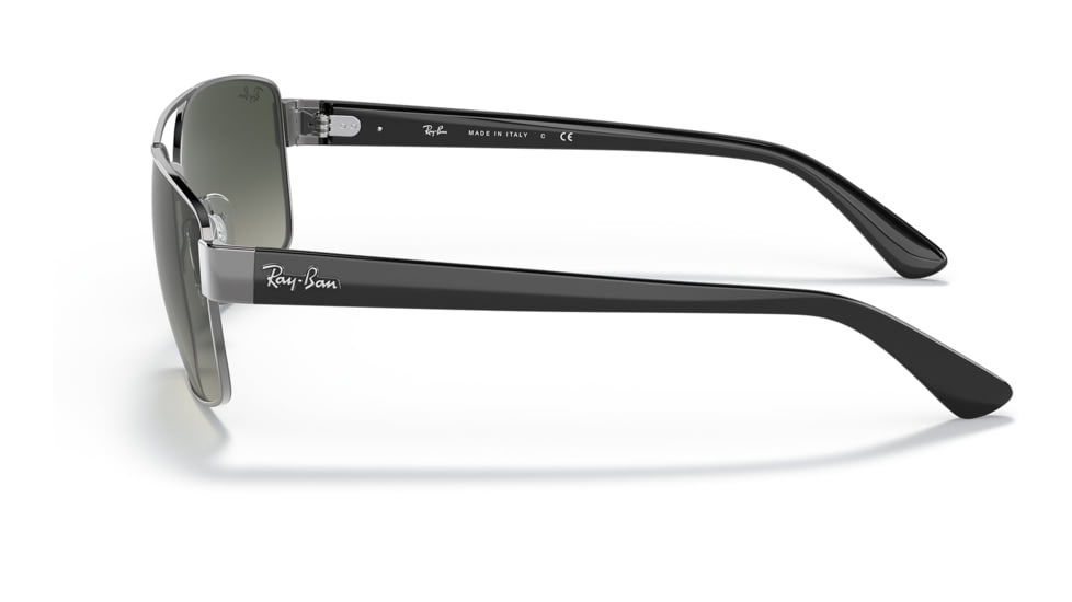 Ray-Ban RB3687 Sunglasses - Mens, Gunmetal Frame, Grey Gradient Lens, 58, RB3687-004-71-58