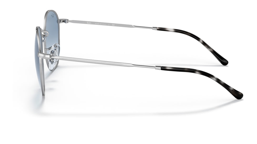 Ray-Ban RB3772 Rob Sunglasses, Silver Frame, Clear Gradient Blue Lens, 54, RB3772-003-3F-54