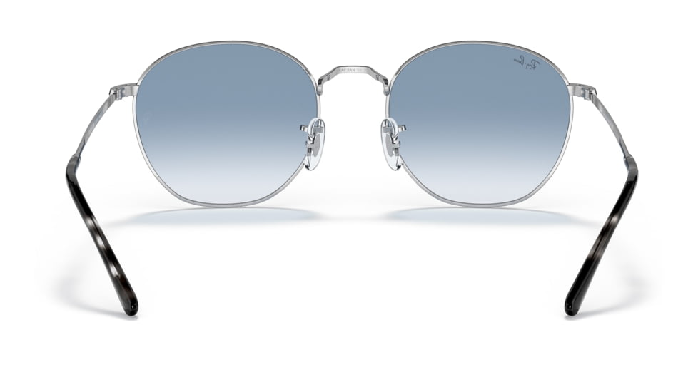 Ray-Ban RB3772 Rob Sunglasses, Silver Frame, Clear Gradient Blue Lens, 54, RB3772-003-3F-54