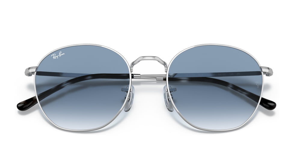 Ray-Ban RB3772 Rob Sunglasses, Silver Frame, Clear Gradient Blue Lens, 54, RB3772-003-3F-54