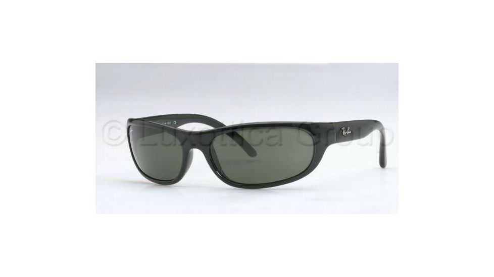 Ray-Ban RB4033 Sunglasses 601-6017 - Black Crystal Green
