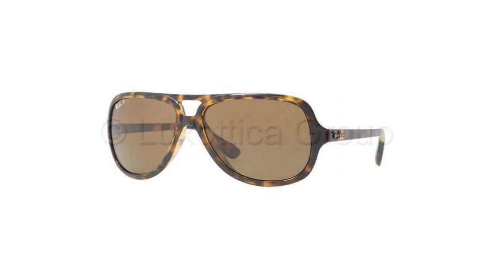 Ray-Ban RB4162 Sunglasses 710/57-5915 - Light Havana Crystal Brown Polarized