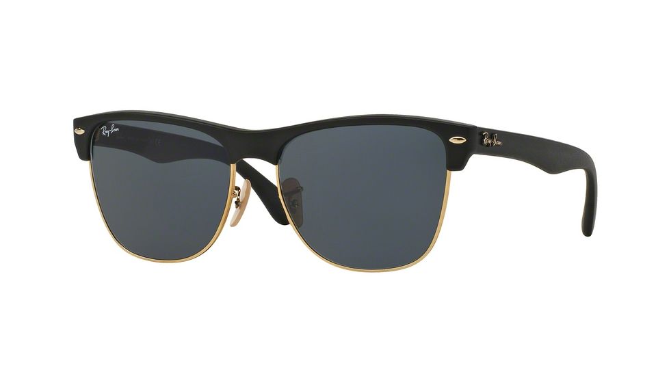 Ray-Ban RB4175 Sunglasses 877/R5-57 - Demi Gloss Black Frame, Blue Lenses