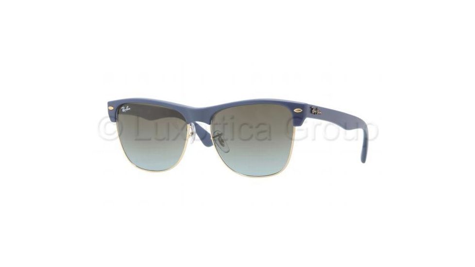 Ray-Ban RB4175 Sunglasses 880/96-5716 - Demi Shiny Blue Arista Frame, Crystal Blue Faded Brown Lenses