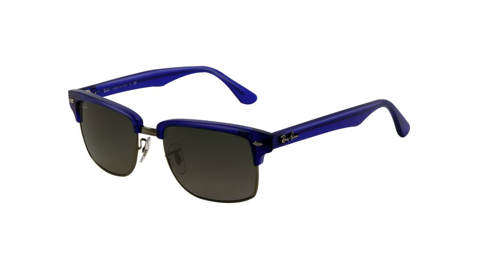 Ray-Ban RB4190 Bifocal Prescription Sunglasses RB4190-600471-5219 - Lens Diameter 52 mm, Frame Color Semi Gloss Blue/Gunmetal
