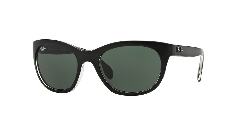 Ray-Ban RB4216 Single Vision Prescription Sunglasses RB4216-605271-56 - Lens Diameter 56 mm, Frame Color Top Matte Black On Trasp