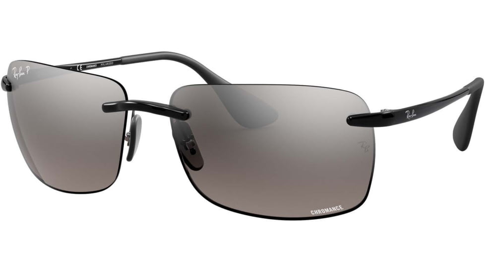 Ray-Ban RB4255 Sunglasses 601/5J-60 - Shiny Black Frame, Grey Mirror Silver Lenses