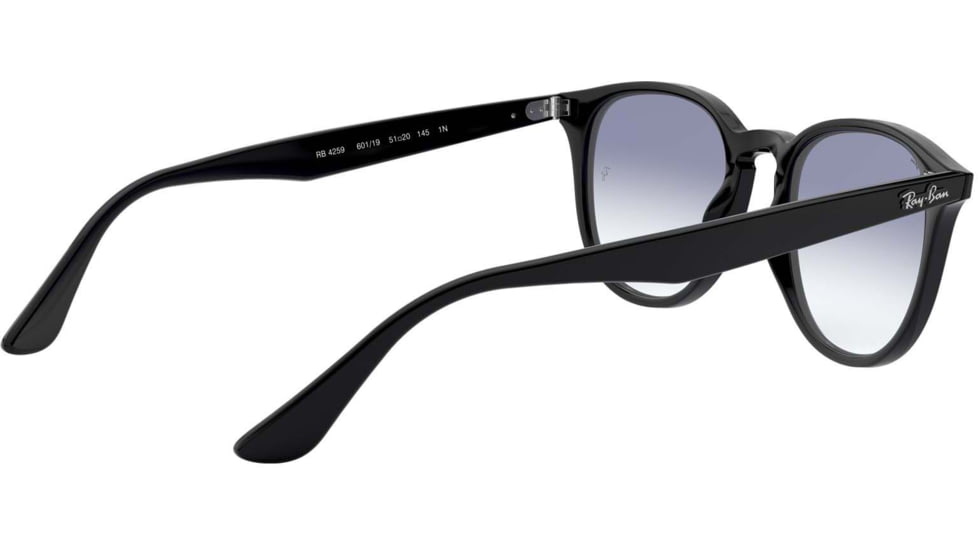 Ray-Ban RB4259 Sunglasses 601/19-51 - Black Frame, Clear Gradient Light Blue Lenses