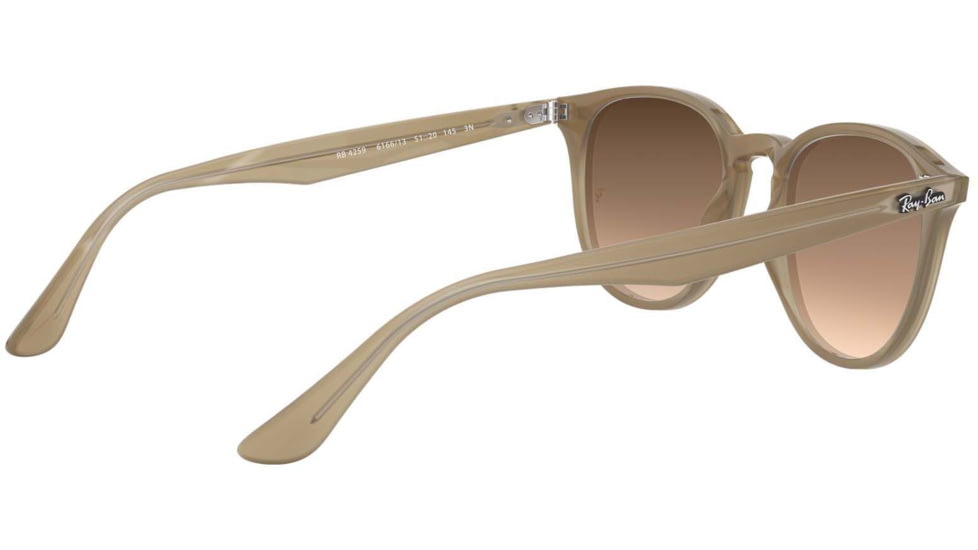 Ray-Ban RB4259 Sunglasses 616613-51 - Shiny Opal Beige Frame, Brown Gradient Lenses