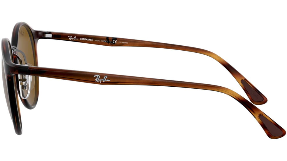 Ray-Ban RB4336CH Sunglasses, Striped Red Havana, 50, RB4336CH-820-BB-50