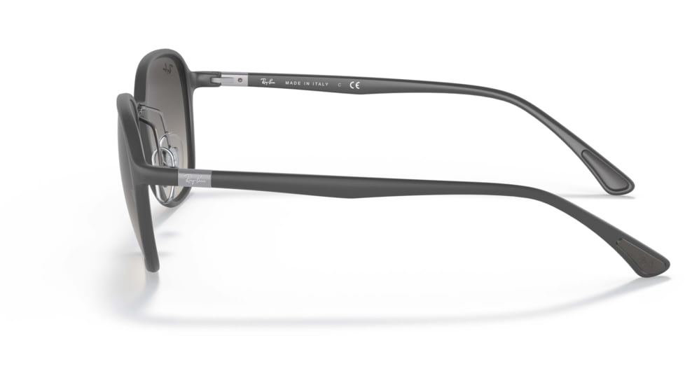 Ray-Ban RB4341 Sunglasses, Grey Gradient Lenses, Sanding Grey, 51, RB4341-601711-51