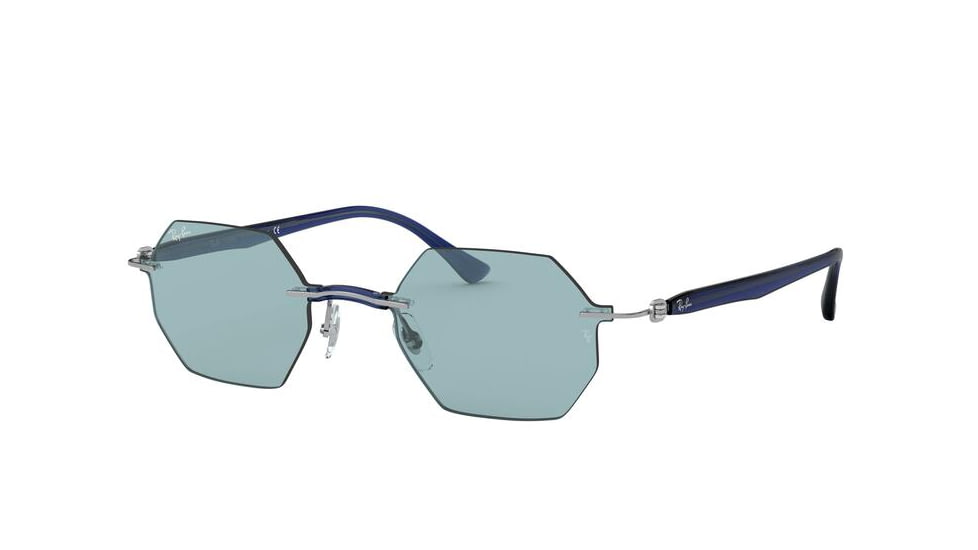 Ray-Ban RB8061 Sunglasses 004/80-53 - , Blue Lenses