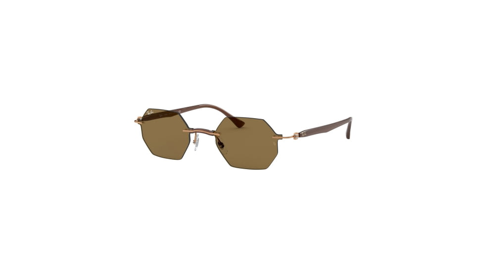 Ray-Ban RB8061 Sunglasses 155/73-53 - , Dark Brown Lenses