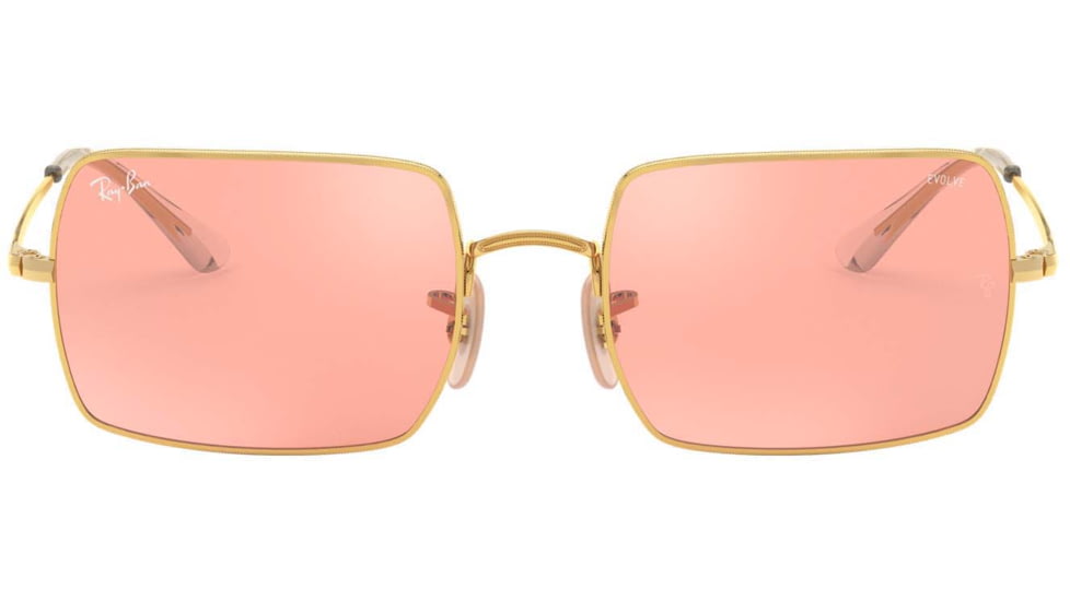 Ray-Ban Rectangle 1969 Sunglasses 001/3E-54 - , Photo pink mirror grey Lenses