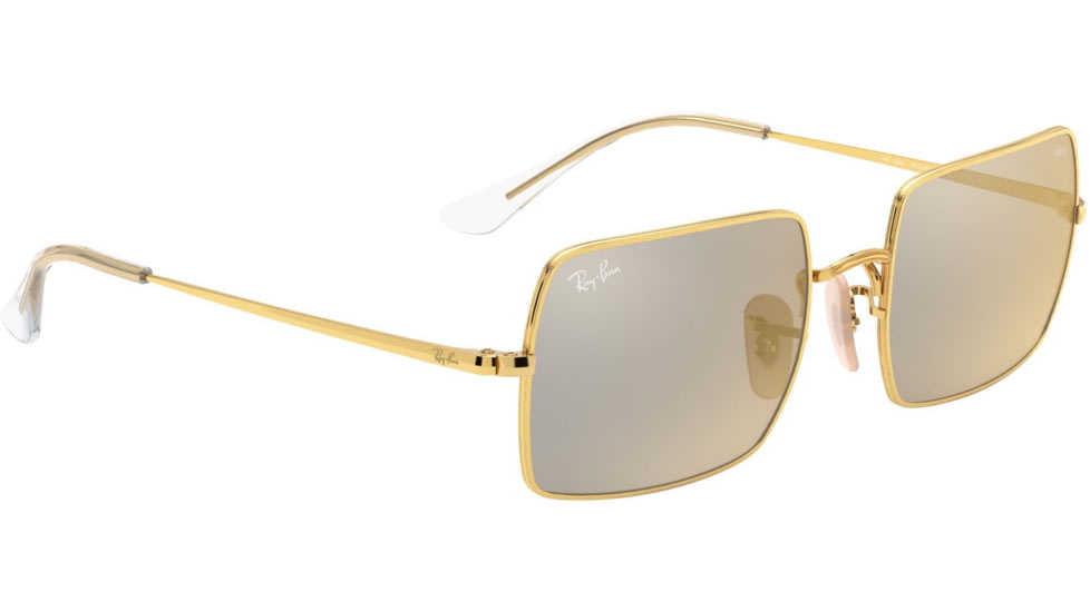 Ray-Ban Rectangle 1969 Sunglasses 001/B3-54 - , Photo dark grey mirror gold Lenses