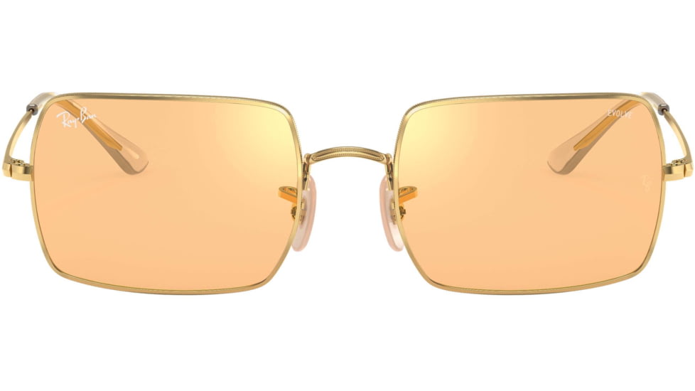 Ray-Ban Rectangle 1969 Sunglasses 001/B4-54 - , Photo orange mirror gold Lenses