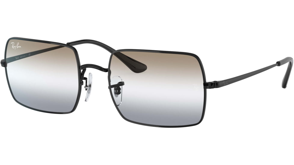 Ray-Ban Rectangle RB1969 Sunglasses, Black, 54, RB1969-002-GB-54