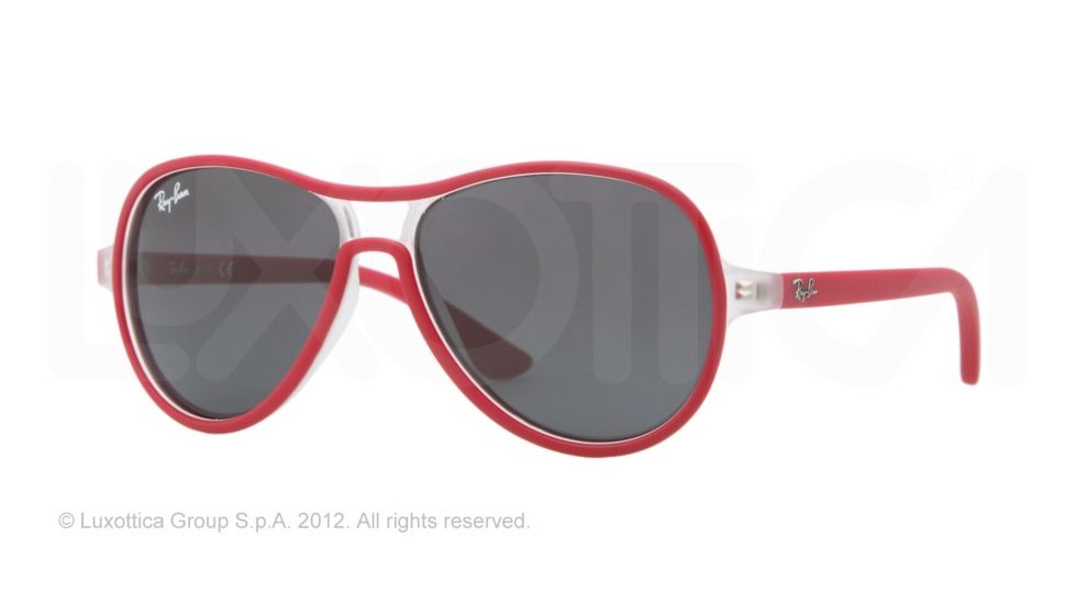 Ray-Ban RJ9055S Sunglasses 193/87-5012 - Cyclamen Frame, Transparent Gray Lenses