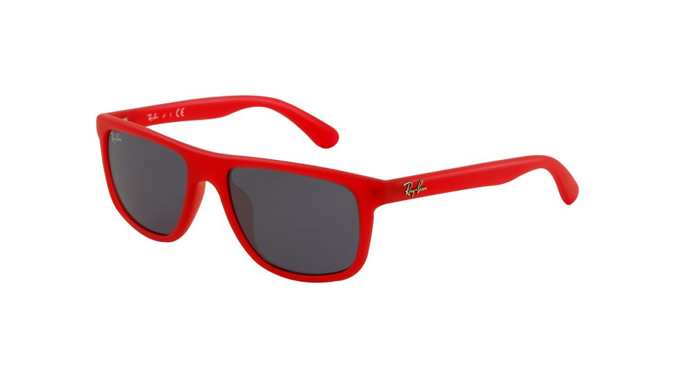 Ray-Ban RJ9057S Progressive Prescription Sunglasses RJ9057S-197-80-5015 - Lens Diameter 50 mm, Frame Color Red Demi Shiny