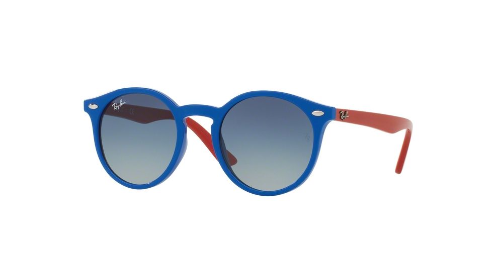 Ray-Ban RJ9064S Sunglasses 70204L-44 - Blue Frame, Grey Gradient Blue Lenses