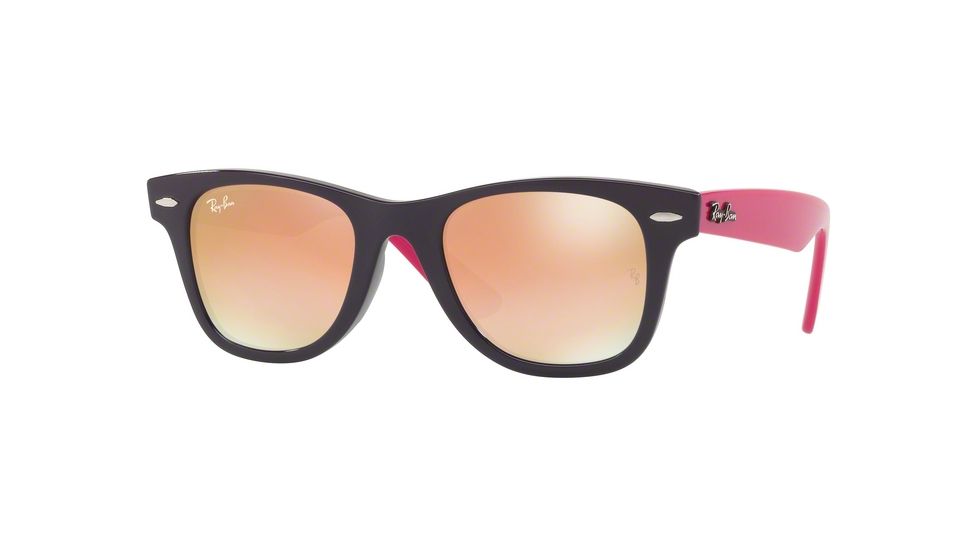 Ray-Ban JUNIOR WAYFARER RJ9066S Bifocal Prescription Sunglasses RJ9066S-7021B9-47 - Lens Diameter 47 mm, Frame Color Violet