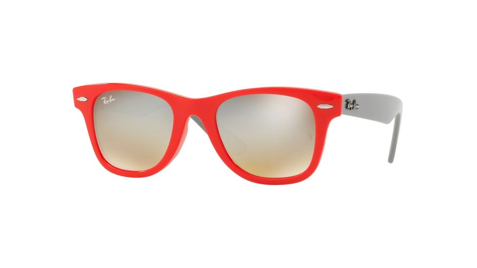 Ray-Ban JUNIOR WAYFARER RJ9066S Bifocal Prescription Sunglasses RJ9066S-7040B8-47 - Lens Diameter 47 mm, Frame Color Coral
