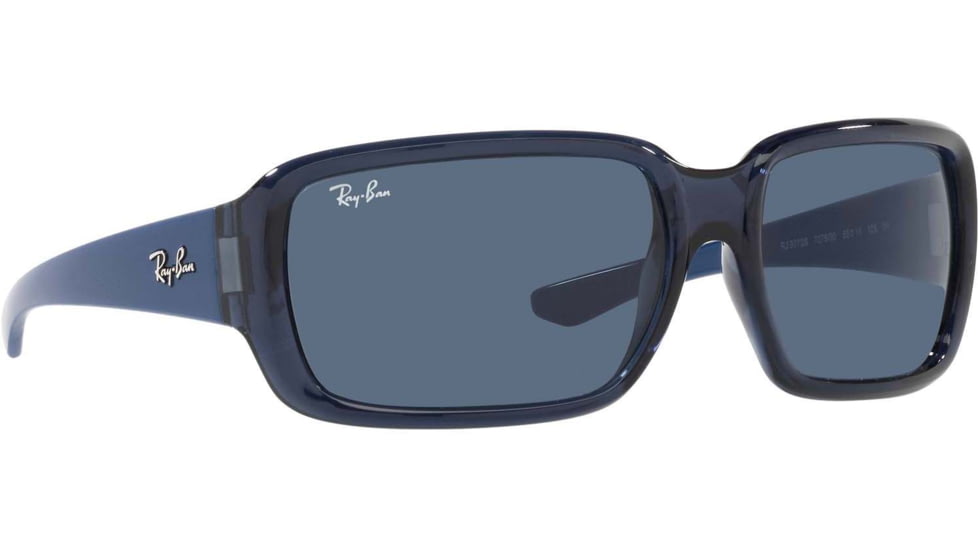 Ray-Ban RJ9072S Sunglasses - Kids, Transparent Blue, Dark Blue, 51, RJ9072S-707680-51