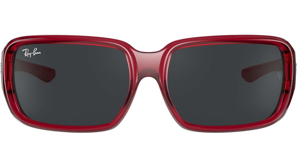 Ray-Ban RJ9072S Sunglasses - Kids, Transparent Red, Dark Grey, 51, RJ9072S-707787-51